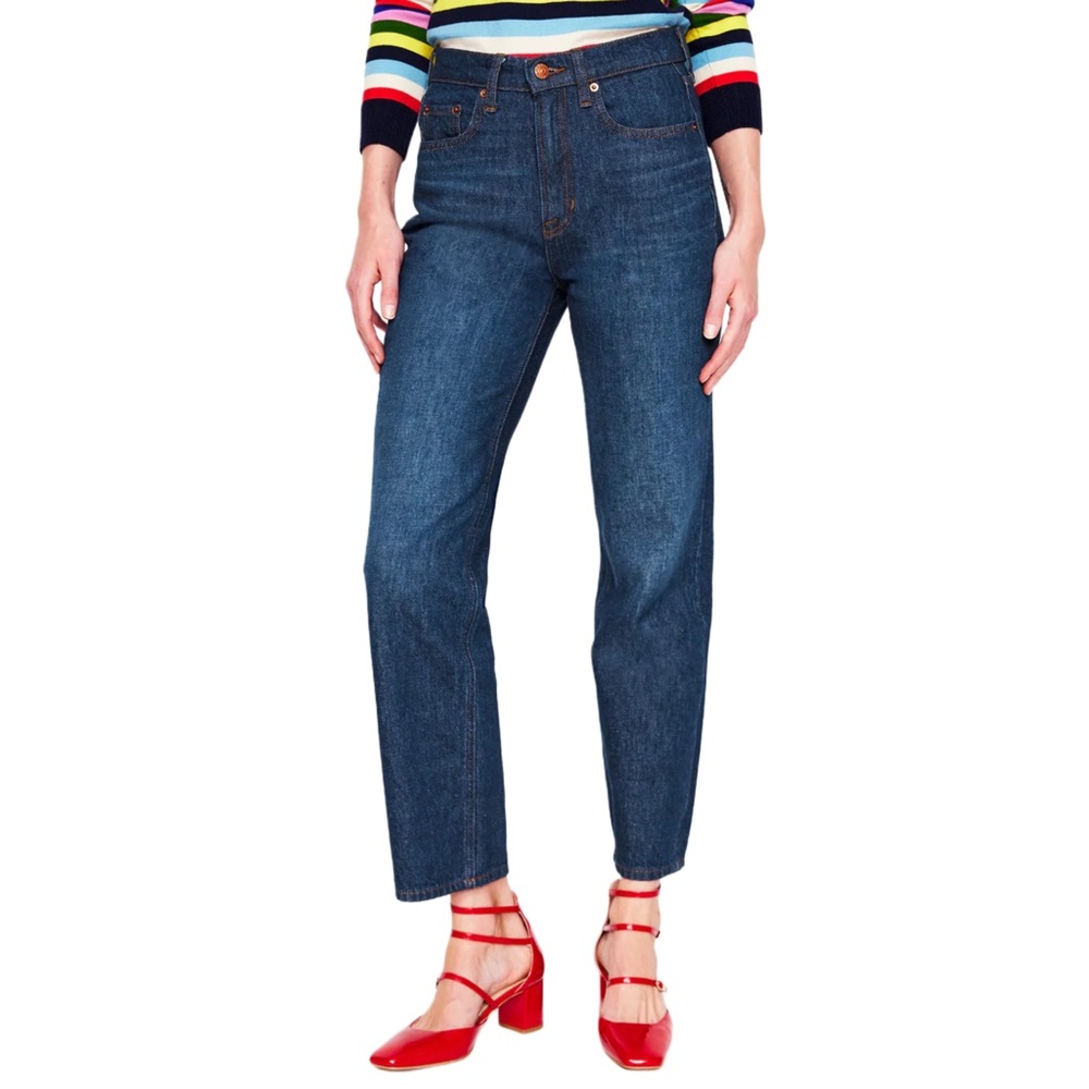 Boden High Rise True Straight Jean